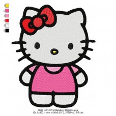 Hello Kitty 07 Embroidery Designs